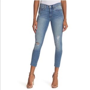 Joe's Jeans Emerald Wash Mid Rise Crop Skinny Jeans Size 28